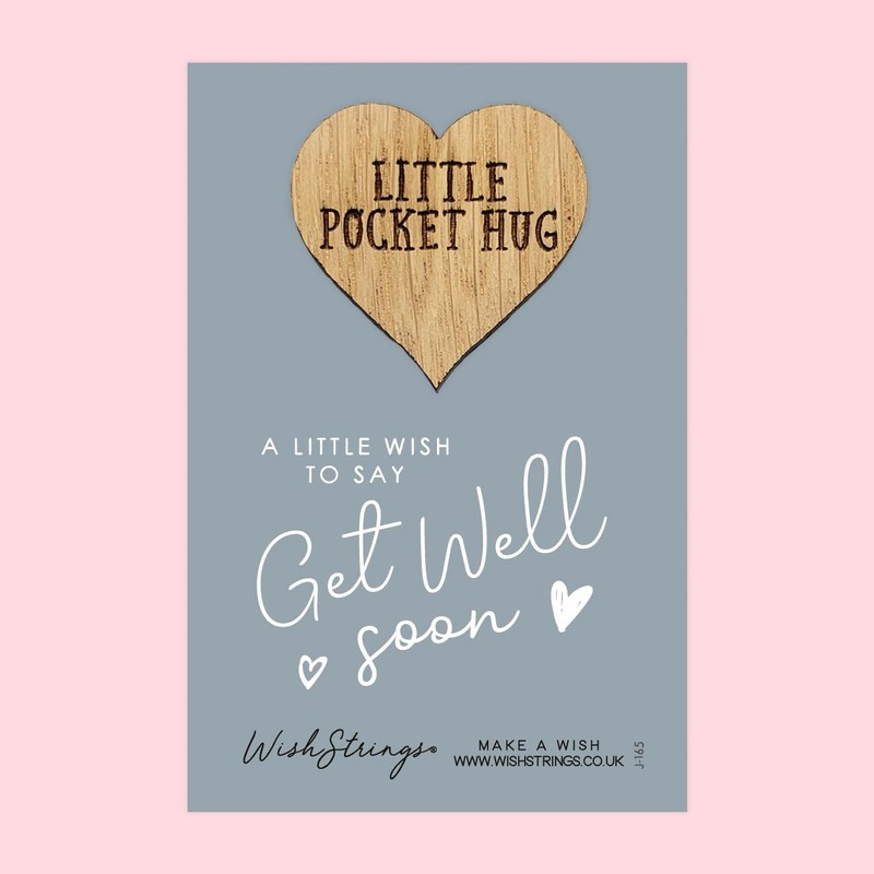 “Get Well Soon” Pocket Hug Keepsake Token | Thoughtful Gift
