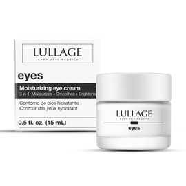 LULLAGE Eyes | Crema Hidratante de Contorno de Ojos | para Bolsas | Ojeras y Manchas Oscuras | 3 en 1 Hidrata - Suaviza - Ilumina |15ml