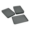 Chabrias Ltd Pack of 10 Plastic Rectangle Tip Trays -