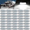 ALFU 40PCS White DC 12-24V LED Trailer Lights Side Marker