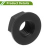 HOPESPANNER 5 Pcs M10 Car Flange Nuts Nylon Flat Hex