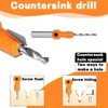 Countersink Drill Bit - 5 Countersink Drill Bit Sets with