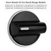 Junling 5 Pack Cooktop Stove Knobs 00650847 Compatible with Bosch,