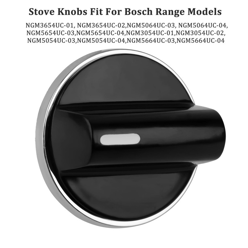 Junling 5 Pack Cooktop Stove Knobs 00650847 Compatible with Bosch,