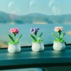 Joekaran Crochet Flowers Cute Little Potted Flower, Gift for Birthday,