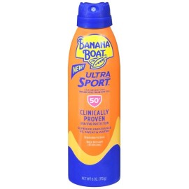 Banana Boat Sport Ultra Clear Sunscreen Spray SPF 50+ 6 OZ