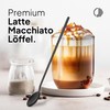 JODORA Design Latte Macchiato Spoon Black 19 cm - 6