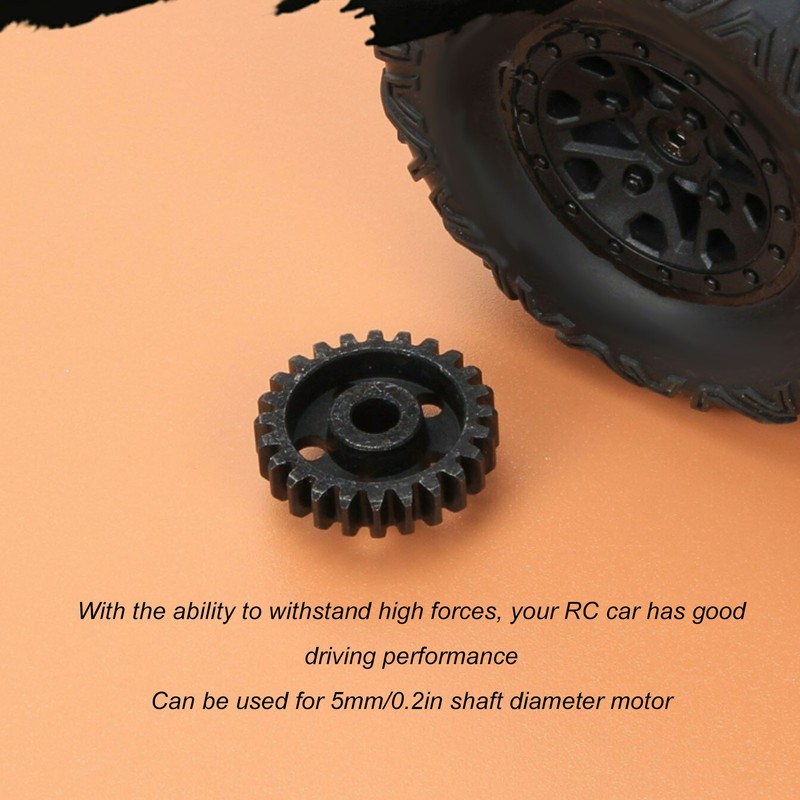 24T Pinion Gear Mod 1 5mm Shaft with Screws Wrench