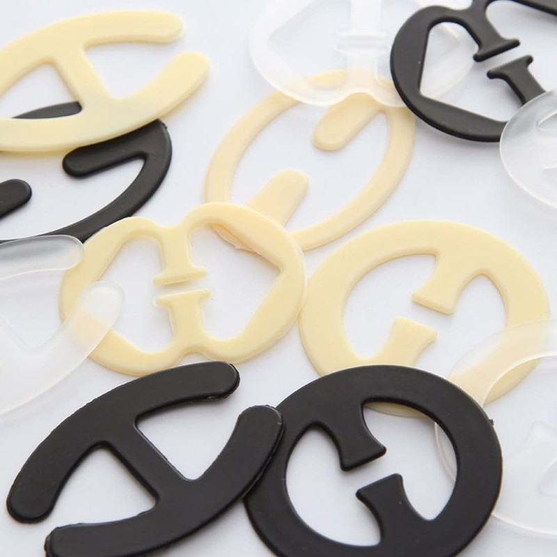 12 Pcs Bra Clip Set Non Slip Plastic Jersey Bra