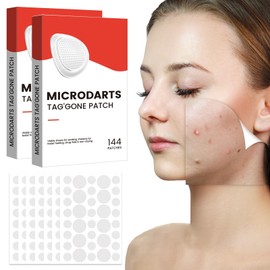 CHAOTEMAI Pickel Patches Tag- und Nachtgebrauch Hydrocolloid Patches Mini Pimple Patch Wasserfest und Schweißfest für Normale Trockene Fettige Haut Geschäftsreisen Reisen (2 Schachtel)