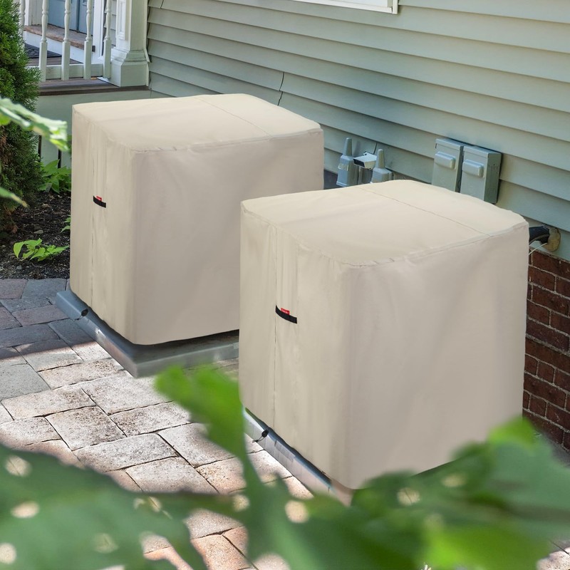 Porch Shield Waterproof AC Covers – Heavy Duty Square Air