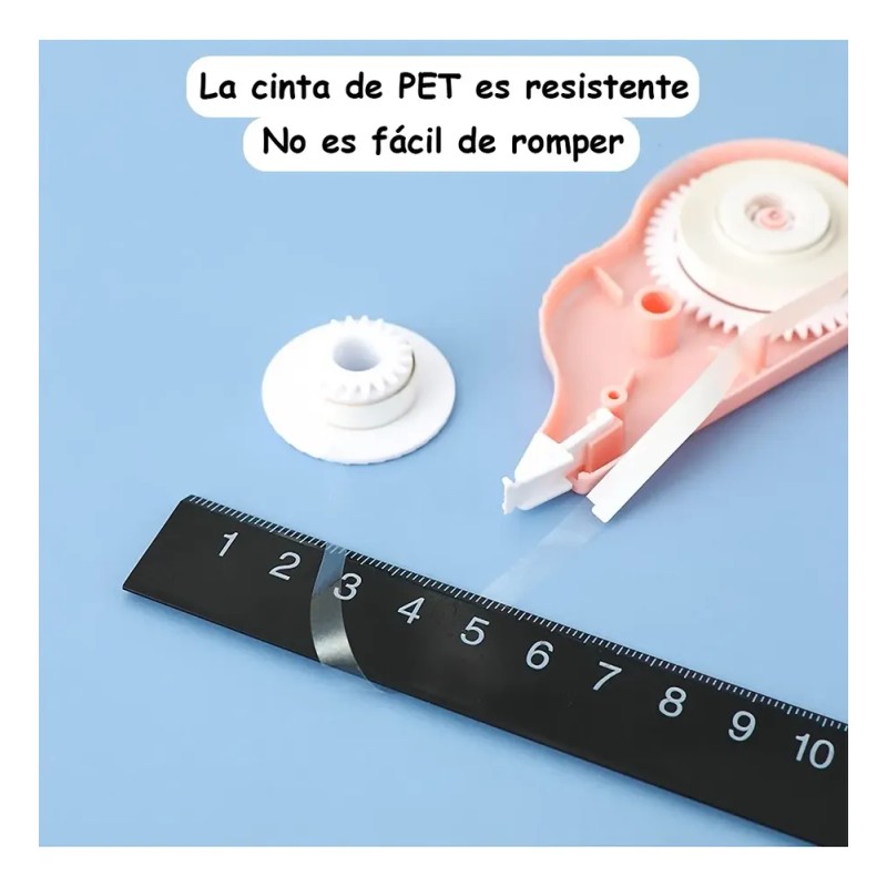 Cinta Correctora Instantáneo Set 6pzas De 12m X 6mm X