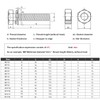 Leliafleury M10 x 50mm Hex Head Nuts and Bolts Set