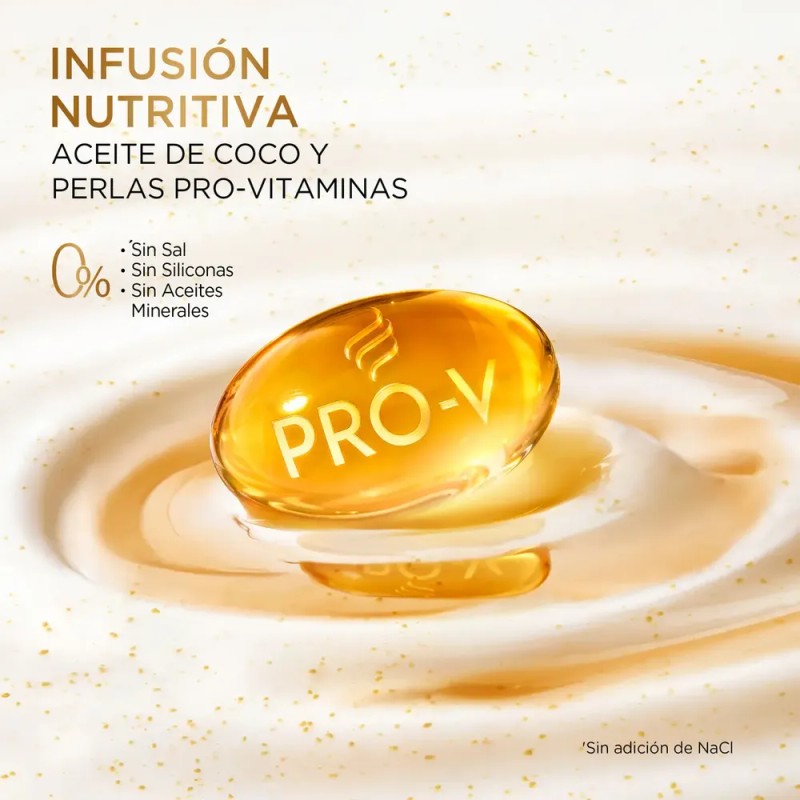 Mascarilla para cabello Pantene Hidrata, da Brillo y Movimiento con