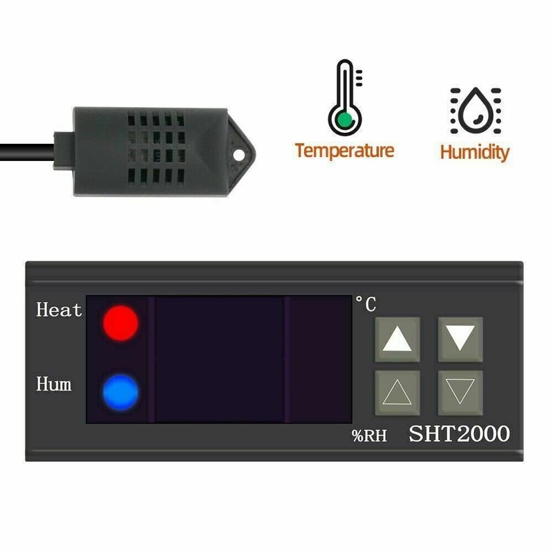 LeHang AC110V-220V Temperature and Humidity Thermostat Sensor Controller (SHT2000)