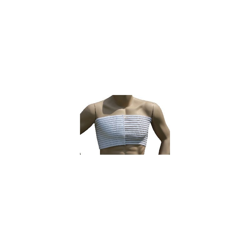 Alpha Medical Elasto-Fit Adjustable Breast and Chest Compression Wrap –