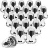 Cabtherlyn 33mm Lug Nut Covers Screw Onfor Semi Trucks, 33mm