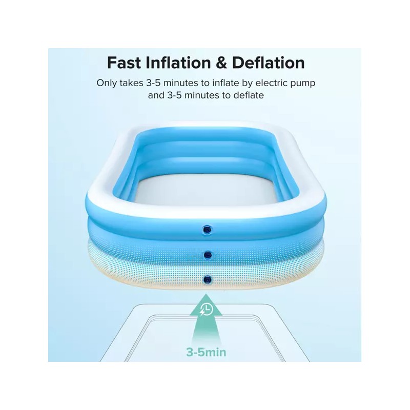 Sable SA-HF025 Inflatable Swimming Pool For Kids/Adults Blow Up 92