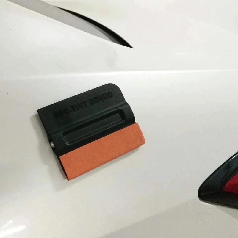 TINT BONDO 2 PCS Pro-Tint Bondo Suede Felt Squeegee for