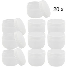 Plastic Container "Run" Cream Tin with Cover Disc Kosmetex Cosmetic Box Empty Matte