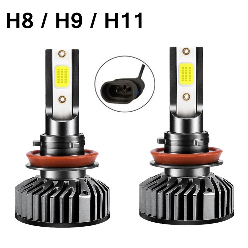 SHENKENUO LED Headflight For Can-Am Defender HD5 HD8 HD10 Combo
