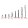 Self-Tapping Flat Head Screws, M2 Cross Drive Flat Head Self-Tapping