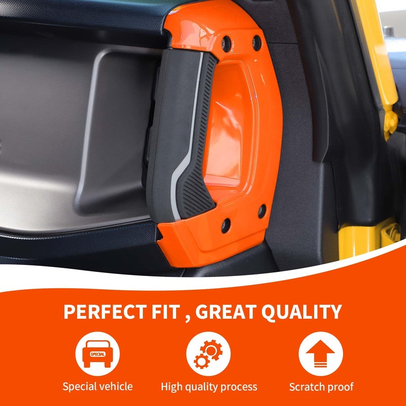 RAZPOY Center Console Side Grab Handle Cover Trim Compatible with