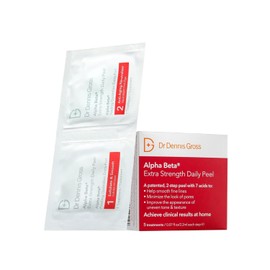 Dr Dennis Gross Alpha Beta Extra Strength Daily Peel: for Oily Skin, Uneven Tone or Texture, Wrinkles or Enlarged Pores (5 Treatments)