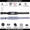Jayefo Leather Buckle Weightlifting Lumbar Support Safety Belt Back Brace
