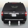 Automotive Authority CHROME REAR BUMPER TRIM TAILGATE MOLDING PACKAGE For