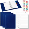 Ireer 3 Set Mini 6 Ring Binder 3 x 5