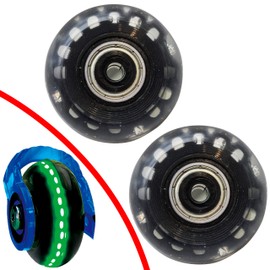 LANGS Lipstick Jets Genuine Replacement Wheels (2 Pieces) Green Light
