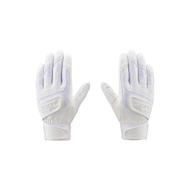 ZETT BG419HS Batting Gloves, Impact Zet, Double Belt, Ambidextrous, Compatible