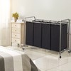 STO STO Laundry Sorter 4 Section, 4 Bag Laundry Hamper,