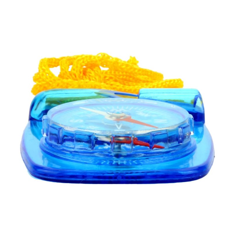 Skywalker Lanyard Compass with Safety Whistle (Blue)