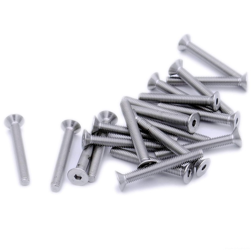 M4 (4mm x 10mm) Hex Socket Countersunk Machine Screw (Bolt)