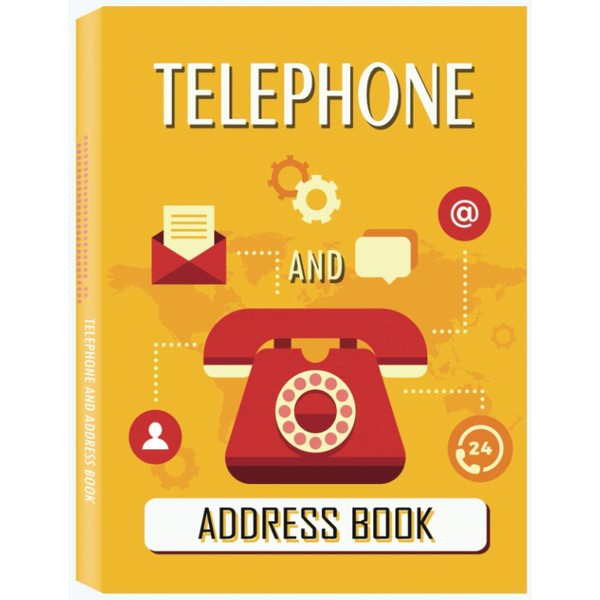 Telephone and Address Book: Large Print Phone Book & Adresses