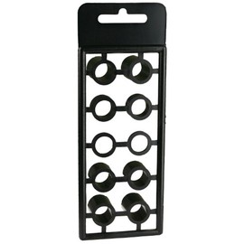 Install Bay Spacers Black Plastic 10 Pack - SST