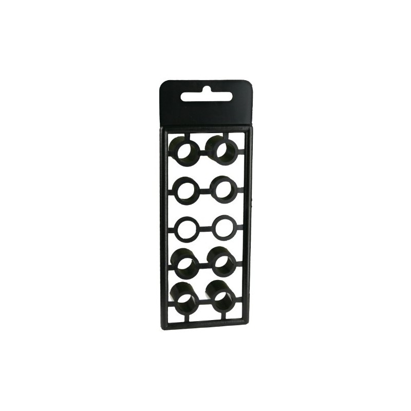 Install Bay Spacers Black Plastic 10 Pack - SST