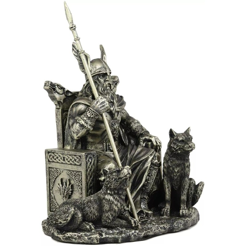 Ebros Norse Viking Mythology Odin The Alfather Sitting On A