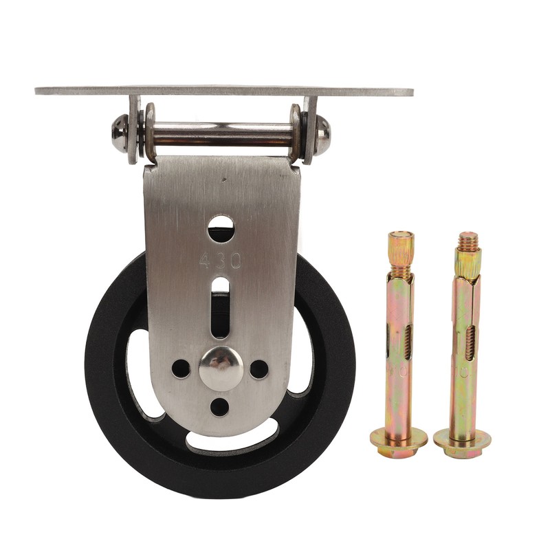 Pulley Wheel Bidirectional Rust Proof Silent Rotation Traction Wheel for