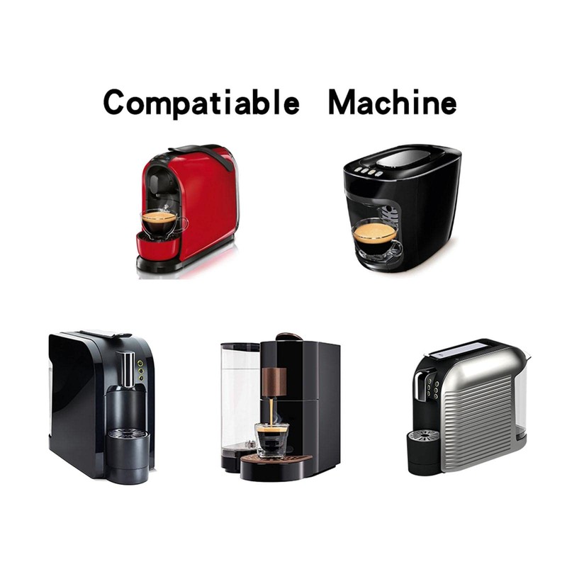 #N/A Reusable Stainless Steel Capsules, Refillable Pod Compatible Fit for