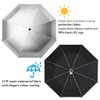 FDJASGY Silver Coating Layer Fabric Blocking UV 99.9% Sun Umbrella