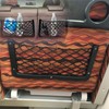 WEZCHUGHAOL 4Pcs Car Storage Net with Plastic Frame and Hook,