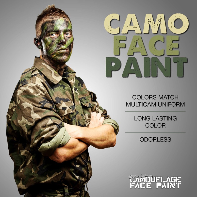 Bobbie Weiner Camouflage Face Paint, ACU/ABU
