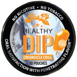 DC Crafts Nation Skin Can Cover with Teaza Herbal Energy Pouches Creamsicle 3 Cans - America