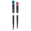 Couple Chopsticks, Rainbow Flowers, Blue, Red, Choose from Design, Paulownia