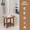 HIPS Shower Benches for Inside Shower, Shower Stool with Space-Efficient