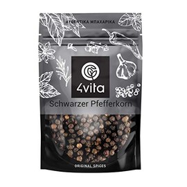 4Vita Whole Dried Black Peppercorns 70g