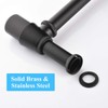 Keymark Universal Brass Sink Siphon with 200mm Submersible Pipe 1